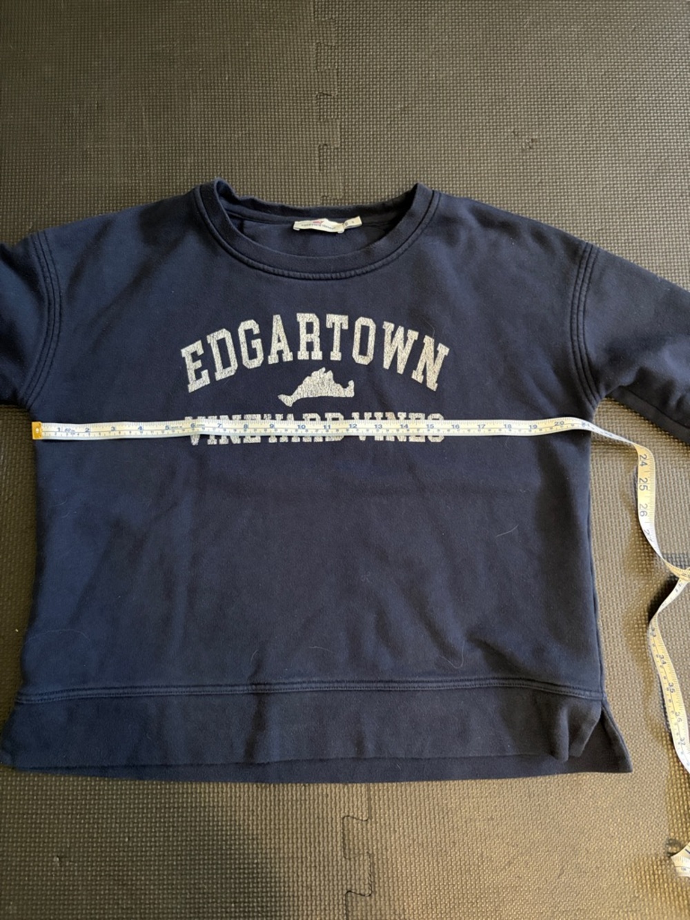 Vineyard Vines Navy Edgartown Graphic Crewneck Sweatshirt - Picture 7 of 8